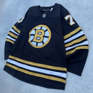 Adidas Boston Bruins NHL Yellow Black Away Taylor Hall Anniversary Hockey Jersey